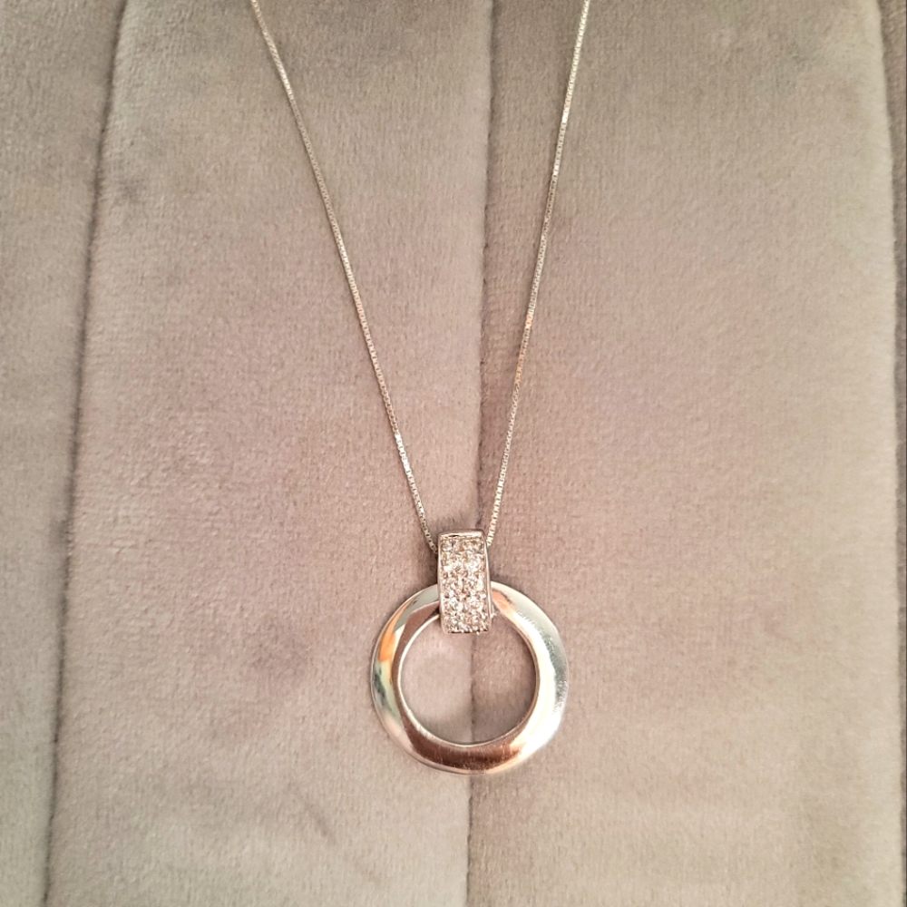 925 necklace with CZ
